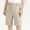 Beige, variant on ZOYOEN Girls Chino Shorts with Pockets- Casual Pull On Knee Length School Uniform Beige Size 6-16