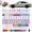 1set, variant on Oil-Based Tire Lettering & DIY Detail Pen Waterproof Quick-Dry Permanent, Paint Markers Letter Touch up Car 12 Colors 3mm Writing Width Lettering DIY Detail for Rubber Wood Glass Ceramic Metal