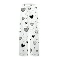 thumbnail image 5 of Fgvctg Mens Pajama Pants Valentine's Day Fashion Love Heart Print Wide Leg Pajamas Sleepwear High Waisted Pj Pants Loose Spring Fall Drawstring Lounge Pants with Pockets Gray 3XL, 5 of 5