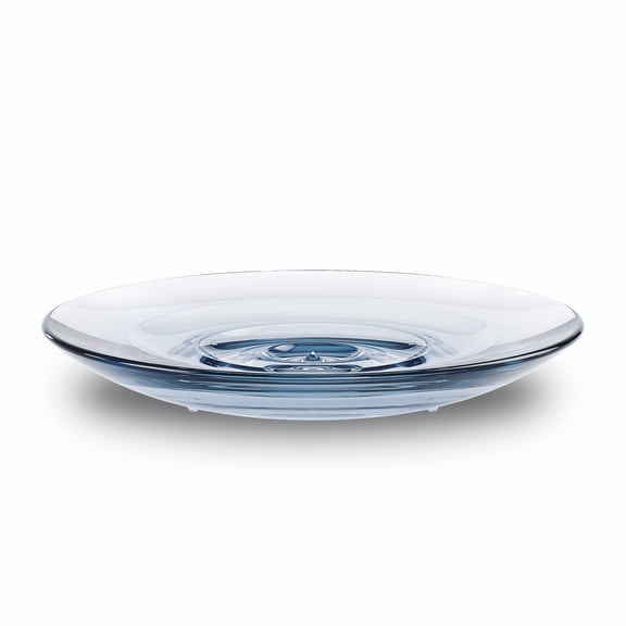 Umbra Droplet Acrylic Soap Dish Container For Bathroom - Acrylic Soap Bar Holder For Bath Sink - Nicely Fits Into Amenity Tray And Holds The Soap Bar Preventing It From Dirt And Ensures Zero Waste