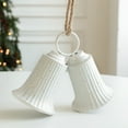 thumbnail image 1 of Christmas Double Bells Decoration Iron Art Ambiance Ornament Decoration Christmas Tree Pendant, 1 of 6
