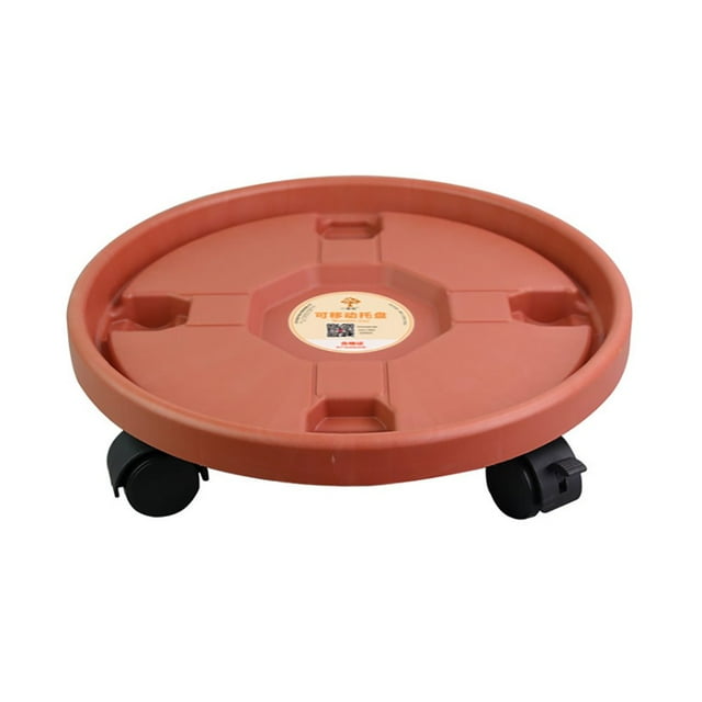 Plateau en Plastique Support Mobile Support de Pots de Fleurs Roues pour Femmes Filles Amovible Portable Support de Plante