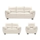 thumbnail image 1 of Sala Venecia 3 Piezas Crema (Sofá, Love Seat y Sillón), 1 of 8