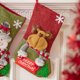 thumbnail image 3 of Sunloudy Medias navideñas Muñeco de nieve Ciervos de dibujos animados Adorno para árbol de Navidad Bolsa de regalo Decoración para fiestas Sunloudy Moda, 3 of 6