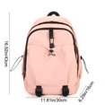 thumbnail image 3 of Mochila informal para estudiantes universitarios | Compartimento para portátil de 15 pulgadas | Mochila ligera de nailon para senderismo y escuela, 3 of 6