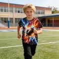 thumbnail image 5 of Tiijoy Boys Football Print Short Sleeve T-Shirt Summer Casual Crewneck T Shirt, Sizes 3-14, 5 of 5