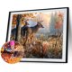 thumbnail image 2 of 5D DIY Diamond Painting Kits Full Round Drill Elk Mosaic Wall Picture (V2331) Sywqhk Decoración hogareña, 2 of 9