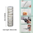 thumbnail image 6 of 15.7"x118" Self-Adhesive Marble Effect Tile Wall Sticker Background,Vinyl Furniture Film ,Waterproof Marble Look Wallpaper for Kitchen,Bathroom,Living Room, 6 of 7