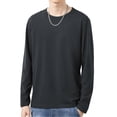 thumbnail image 1 of Camiseta de manga larga con cuello redondo para hombre, top de otoño, ropa de diario s20241224643, 1 of 5