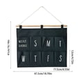 thumbnail image 3 of Wall Hanging Organizer Multi-Pocket Wall Mount Storage Bag Foldable Hanging Pocket Organizer For Bathroom Bedroom Dorm Kitchen Door, 3 of 6