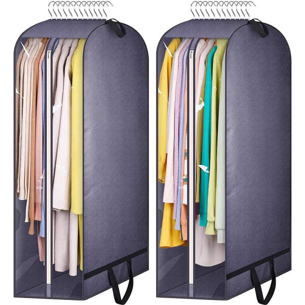 Bolsas de ropa KIMBORA 10 con fuelle transparente para colgar la ropa