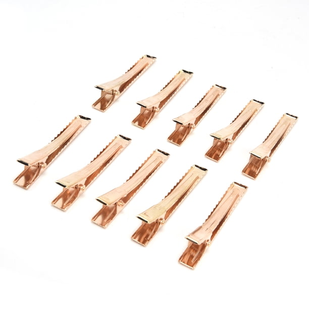 Pinza Para El Cabello, 10 Pasadores Dorados Para El Cabello, Decoración De Rizos De Moda Para Cabello Largo Para Cabello Corto