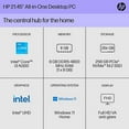 thumbnail image 2 of Restored HP 22-dg000 21.45" AIO Desktop Intel Core i3-N300 8GB 256GB Windows11H (Refurbished), 2 of 7