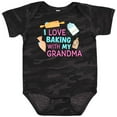 thumbnail image 3 of Inktastic I Love Baking with My Grandma Girls Baby Bodysuit, 3 of 5