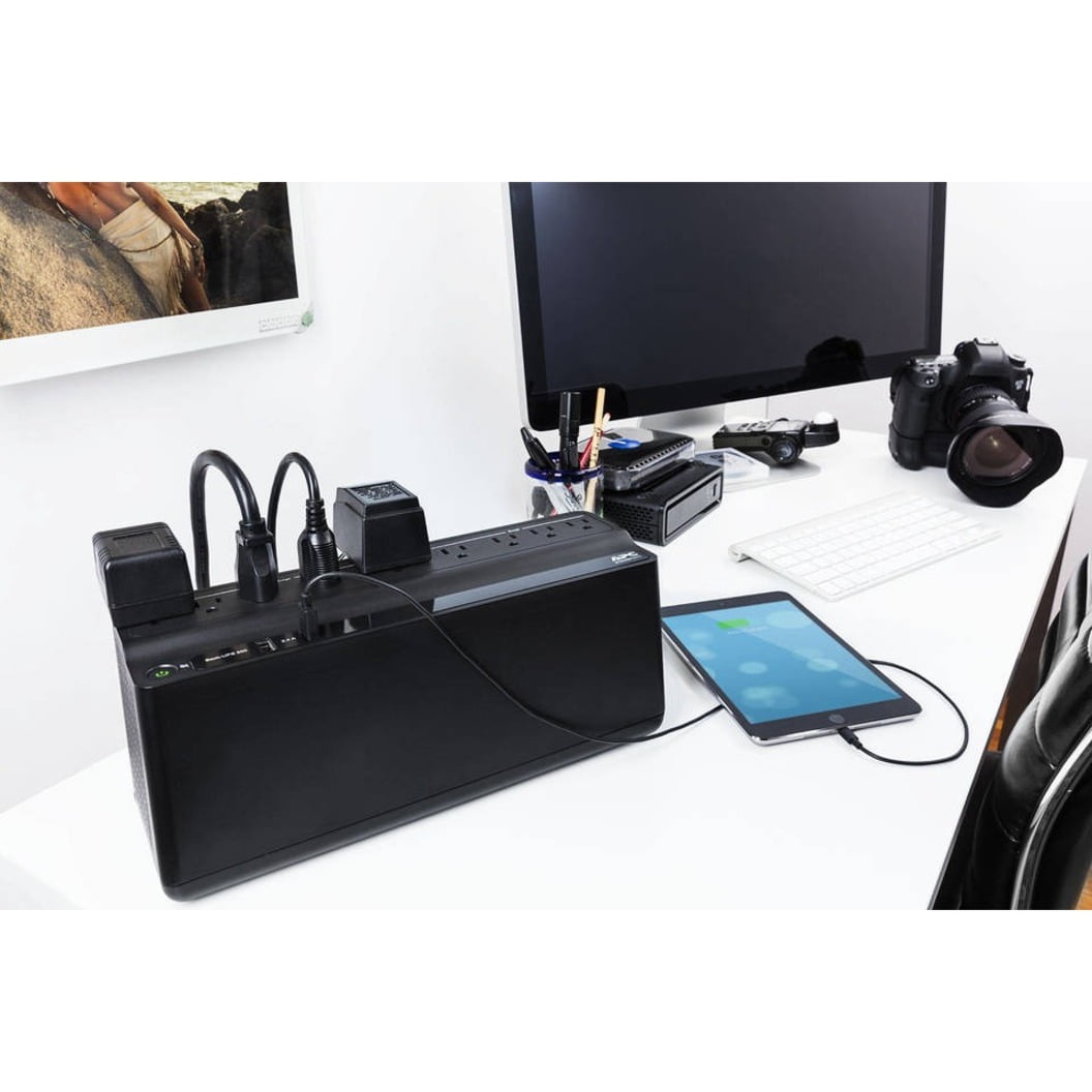 APC Smart-UPS 850 VA Battery Backup System, 9 Outlets, 354 J