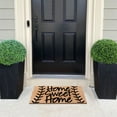 thumbnail image 5 of A1HC Natural Coir Flocked Doormat, Leafy Home Sweet Home Black , 18"x30", Durable Outdoor Welcome Mat, Non-Slip, Pet Friendly, 5 of 9