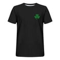 thumbnail image 3 of COSFO Mens Shirts St Patricks Day Crew Neck Casual Short Sleeve Tops Loose Workout Pullover Shirts, 3 of 3