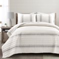 thumbnail image 4 of Lush Decor Couette Style Ferme, Full/Grand, Gris, 4 of 4