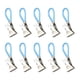 thumbnail image 3 of 10 pinzas para toallas colgantes, perchas de metal multifuncionales para cocina y baño. azul, 3 of 9