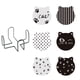 thumbnail image 1 of Juego de 6 posavasos, protectores de escritorio, para colocar tazas y tazas, con portavasos, posavasos redondos de piedra cerámica, con base de corcho., 1 of 5