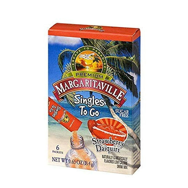 Margaritaville Singles To Go Water Drink Mix Flavored NonAlcoholic
