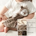 Banshili Surprise Master Baby Security Blanket Sleeping Doll Toy, Brown