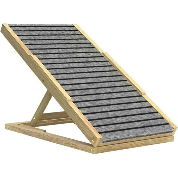 Pet Ramp Dog Ramp for Bed,Car Ramp,Folding Pet Ramp, Dog Stairs, Cat Ramp, Portable Dog Steps Suitable for Elevated Surface Between 40cm/15.8in,30cm/11.8in for Small and Medium Dogs