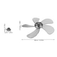 thumbnail image 2 of unbranded Aspas Plásticas Para Ventilador De Pie Y Con Y Compatible Para El Hogar, 2 of 8