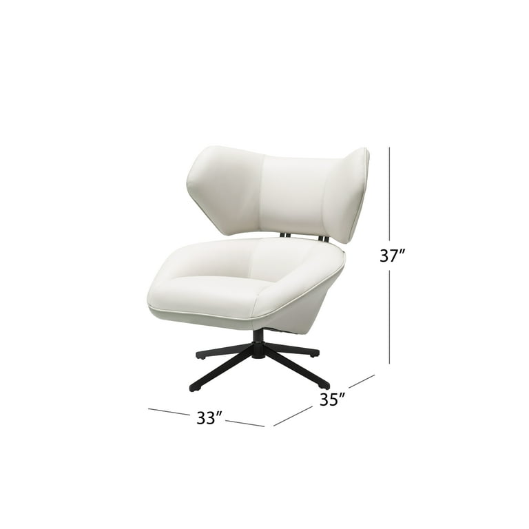 Electra Top Grain Leather Swivel Chair