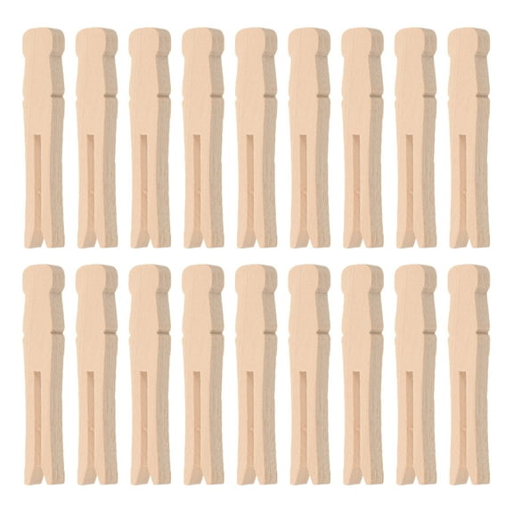 Ulthilift 100pcs Wooden Clothespins for Crafts And Laundry Rustic Wood Clothespin Dolly Clothes Pegs