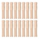 thumbnail image 1 of 100 pinzas de madera para la ropa: Pinzas para la ropa, ideales para manualidades y lavandería. Pinzas rústicas de madera para la ropa., 1 of 8