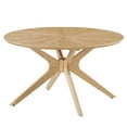 thumbnail image 2 of Modway Crossroads Round Wood Coffee Table, 2 of 9
