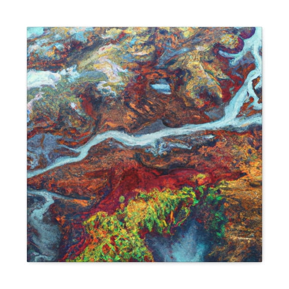 Tundra's Frozen Moment - Canvas