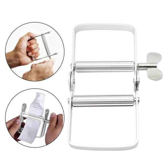 Toothpaste Squeezer Tool Dispenser Metal Paint Tube Roll Hand H2Z8 Wringer S4