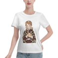 thumbnail image 1 of T-Shirt Basique à Manches Courtes pour Femmes Demon Slayer Blade Tanjiro, 1 of 6
