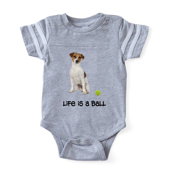 CafePress - FIN JRT Life - Cute Infant Baby Football Bodysuit