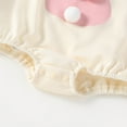 thumbnail image 4 of Easter Outfit for Baby Girl Short Sleeve Bunny Bodysuit Romper Summer Clothes Girl Outfits 0-3 Months, 4 of 8