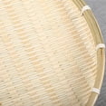 thumbnail image 6 of Natural Bamboo Basket Big Wicker Baskets in Use of Fruits Basket Bread Baskets For Serving Bread Baskets For Table Shallow Basket Round Wicker Basket Fruit Basket, 6 of 6