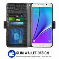 thumbnail image 2 of Étui de Téléphone Portable pour Samsung Galaxy Note 5, Étui de Téléphone Portable Samsung Galaxy Note 5, Étui de Téléphone Portable pour Samsung Galaxy Note 5, Étui Rabattable, Noir, 2 of 7