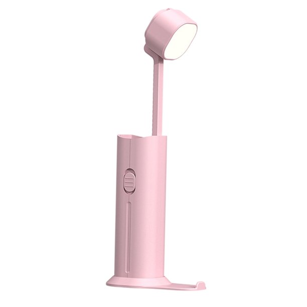 Lámpara de lectura portátil Lámpara De Mesa LED Recargable Plegable Telescópica Portátil Protección Ocular Rosa Fanmusic Lámpara de lectura portátil