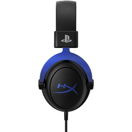 HyperX Cloud Wired Stereo Gaming Headset - Officially Licensed for PS5 and PS4 - Black/Blue