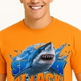thumbnail image 3 of Wetline Apparel Co Shark Attack Men's Graphic T-Shirt, Fishing Wear Heavy Cotton Short Sleeves Tee, S-5XL, 3 of 5