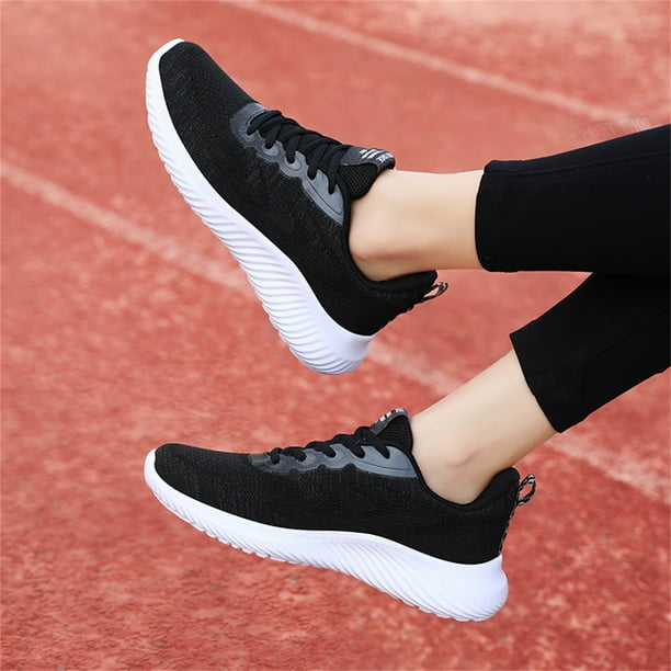 nsendm Women Sneaker Adult Female Sneaker Heels for Women Fashion Summer Women Mesh Hollow Breathable Comfortable Sneaker Booties for Women with Heel