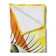 thumbnail image 2 of Eye Soft Flannel Fleece Blanket, Powerful Sight of All Seeing Eye Displayed in a Triangle with Yellow Sun Rays, Cozy Plush for Indoor and Outdoor Use, 50" x 70", Yellow Orange Green, by Ambesonne, 2 of 5