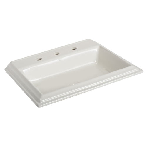 Mansfield 254-1 Brentwood 22-7/16" Vitreous China Drop In Bathroom Sink - White