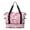 Breast Cancer Ribbon Medical Icon, variant on Breast Cancer Ribbon Medical Icon Expandable Travel Tote Bag, Overnight Carry on Bag with Dry Wet Pockets, Tear Resistant Gift Ideas for Work Shopping Travel
