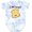 Tie Dye Blue, variant on Inktastic I Love Toast Boys or Girls Baby Bodysuit