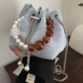 thumbnail image 2 of Bolso de cubo de lujo GEEK para mujer, bolso de cena para fiesta, moda exquisita, bolso de cena para mujer, cadena formal, hermoso bolso cruzado de uso diario, nuevo, 2 of 5