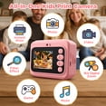 thumbnail image 2 of Instant Print Camera for Kids Adult, HD 2.4in Digital Camera Pinter with Print Papers, Photo Video, Selfie Dual Camera Portable Travel Camera, with TF Card, 2 of 6