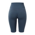 thumbnail image 5 of IWRICH Body Sculpt Biker Shorts Compression Leggings for Women Sports Support High Waist Workout Lifting Fitness Short Pants Navy XXL, 5 of 5